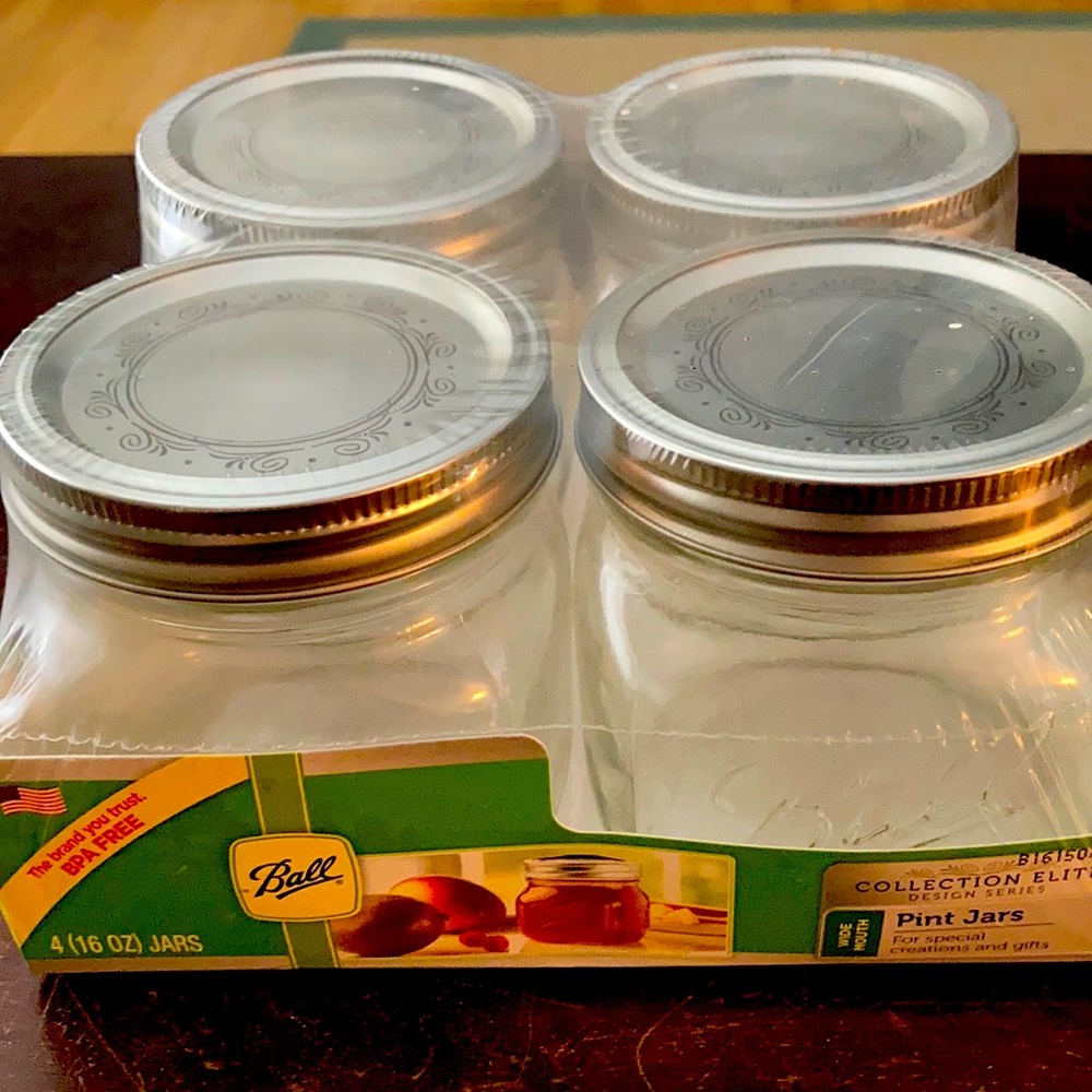 Ball 16oz wide mouth Mason Jars